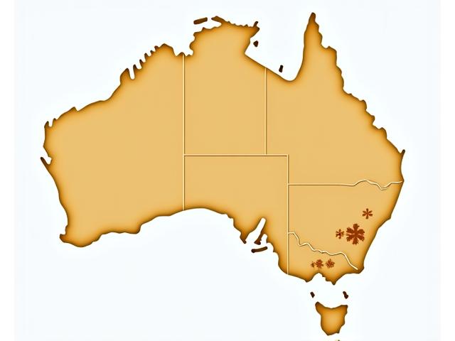 Интерактивная карта Австралии с цветовой кодировкой, показывающей различные экологические нормативные зоны и требования штатов.