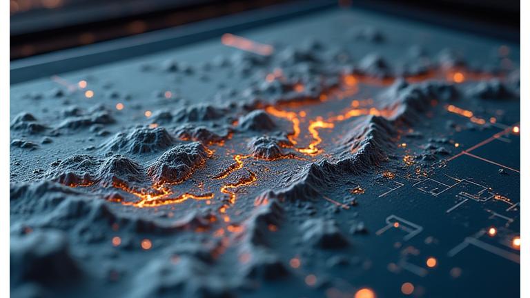 Скриншот интерфейса Surpac, демонстрирующий детальное планирование последовательности отработки и интеграцию с производственными системами.